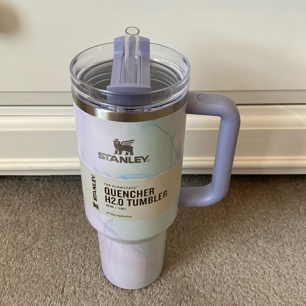 Stanley marbled purple  40 oz cup .. New